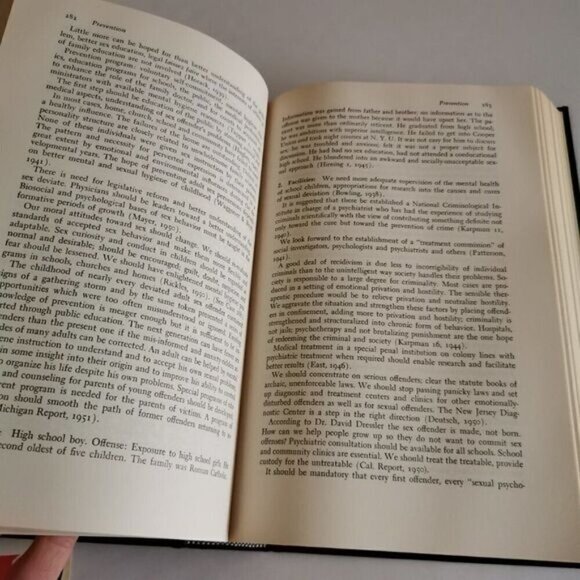 1962 The Sexual Offender and His Offenses by Benjamin Karpman Vintage Psychiatry - Picture 8 of 8